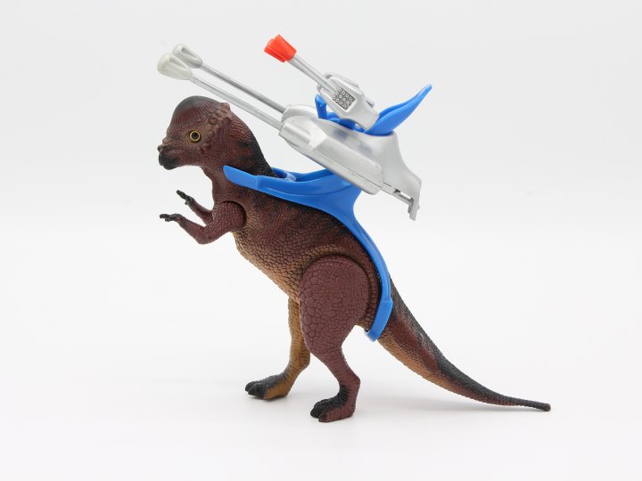 Pachycephalosaurus (Series 2) Action Figure – Dino Riders 1989 – complete, very good condition