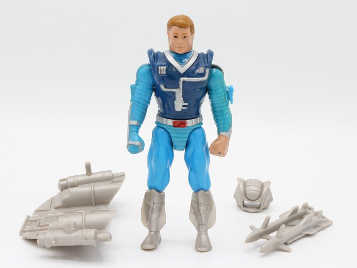 Icarius / Flipshot Action Figure – He-Man (New Adventures) 1989 – complete, good condition