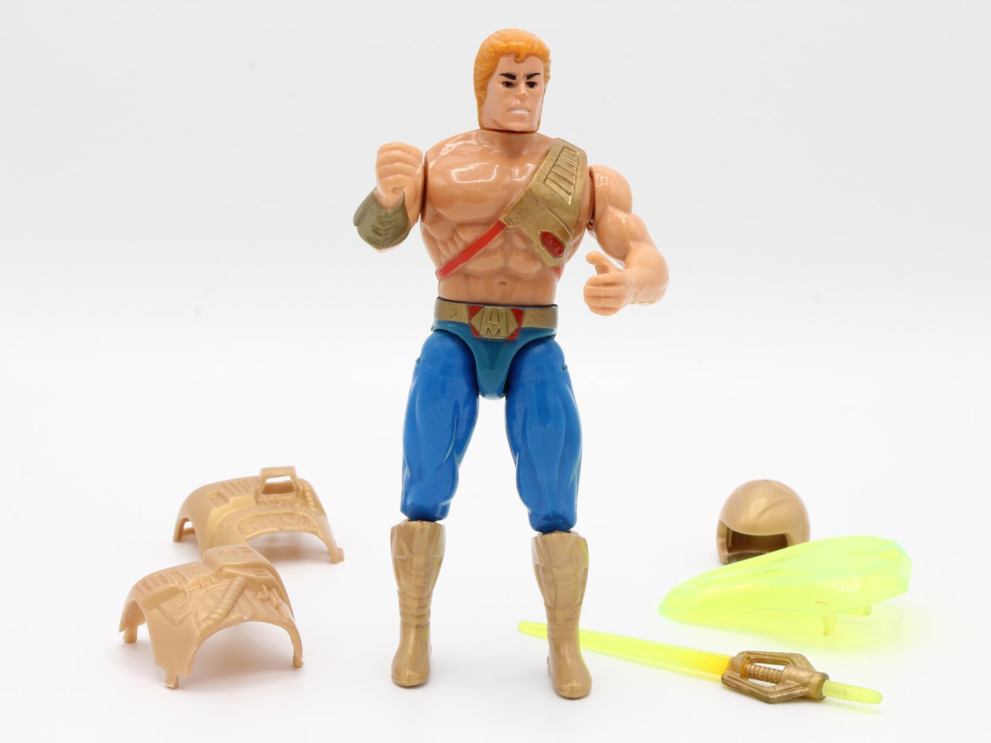 He-Man Action Figure – He-Man (New Adventures) 1989 – complete, repaired